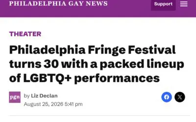 PGN: Philadelphia Fringe Festival turns 30 with a packed lineup of LGBTQ+ performances